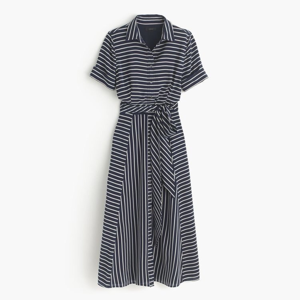 Silk J Crew Collection Shirt Dress 🔹
